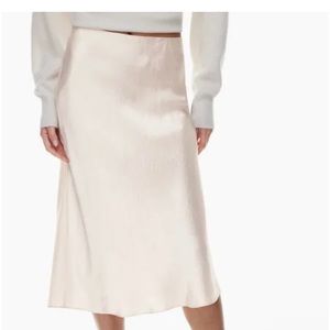 Aritzia Babaton slip midi skirt - denude - size 00 - NWT